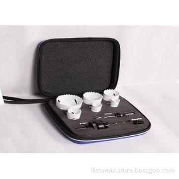 HSS 9PC 22mm 29mm 35mm Deep Bimetal Hole Saw Set With Cloth